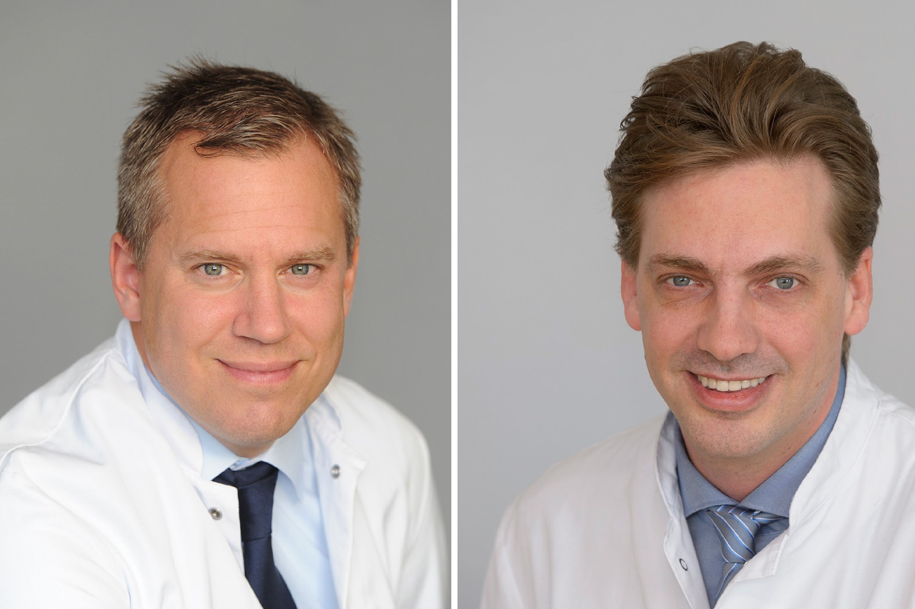 Chefarzt PD Dr. Florian Custodis (links) und Dr. Andreas Zimmermann