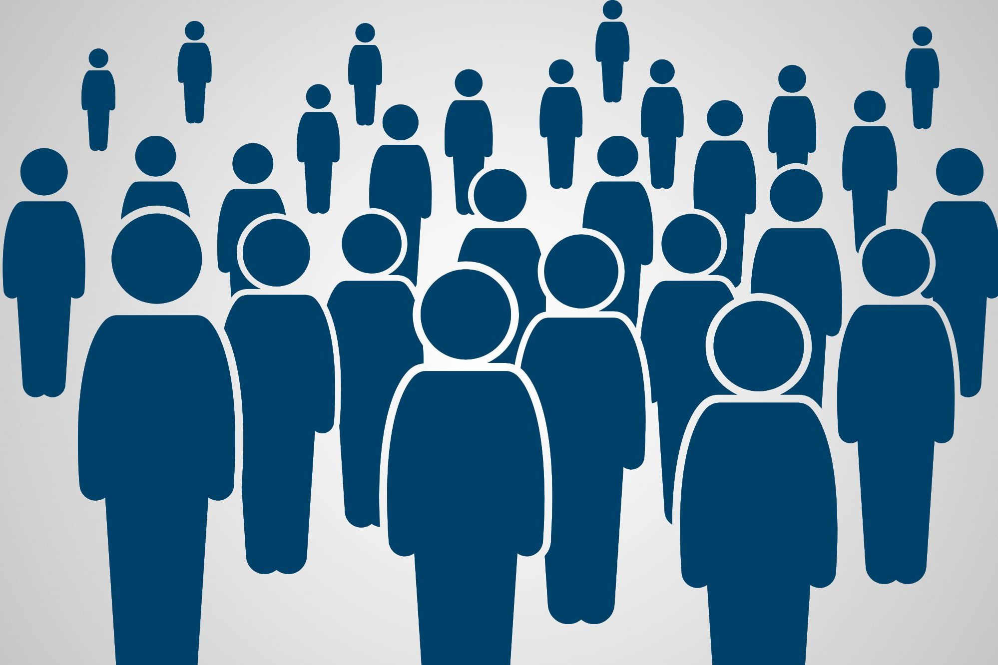 Grafik Menschenmenge