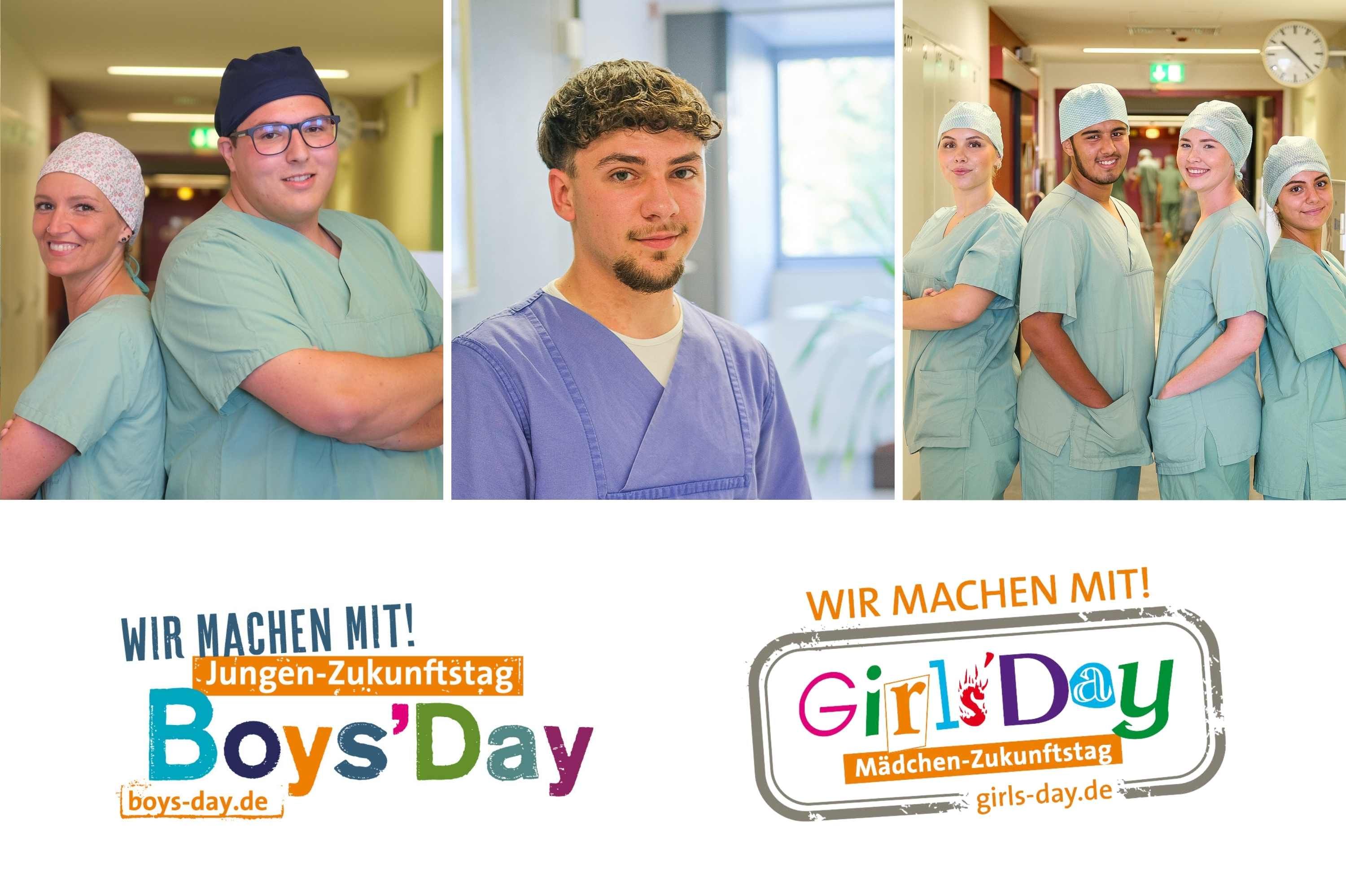 Grafik zur Veranstaltung: Boys' Day und Girls' Day am 3. April 2025 im Klinikum Saarbrücken 