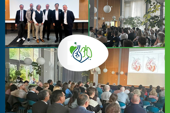 Collage aus drei Bildern von der Eröffnungsfeier des ZIM im Casino auf dem Winterberg.