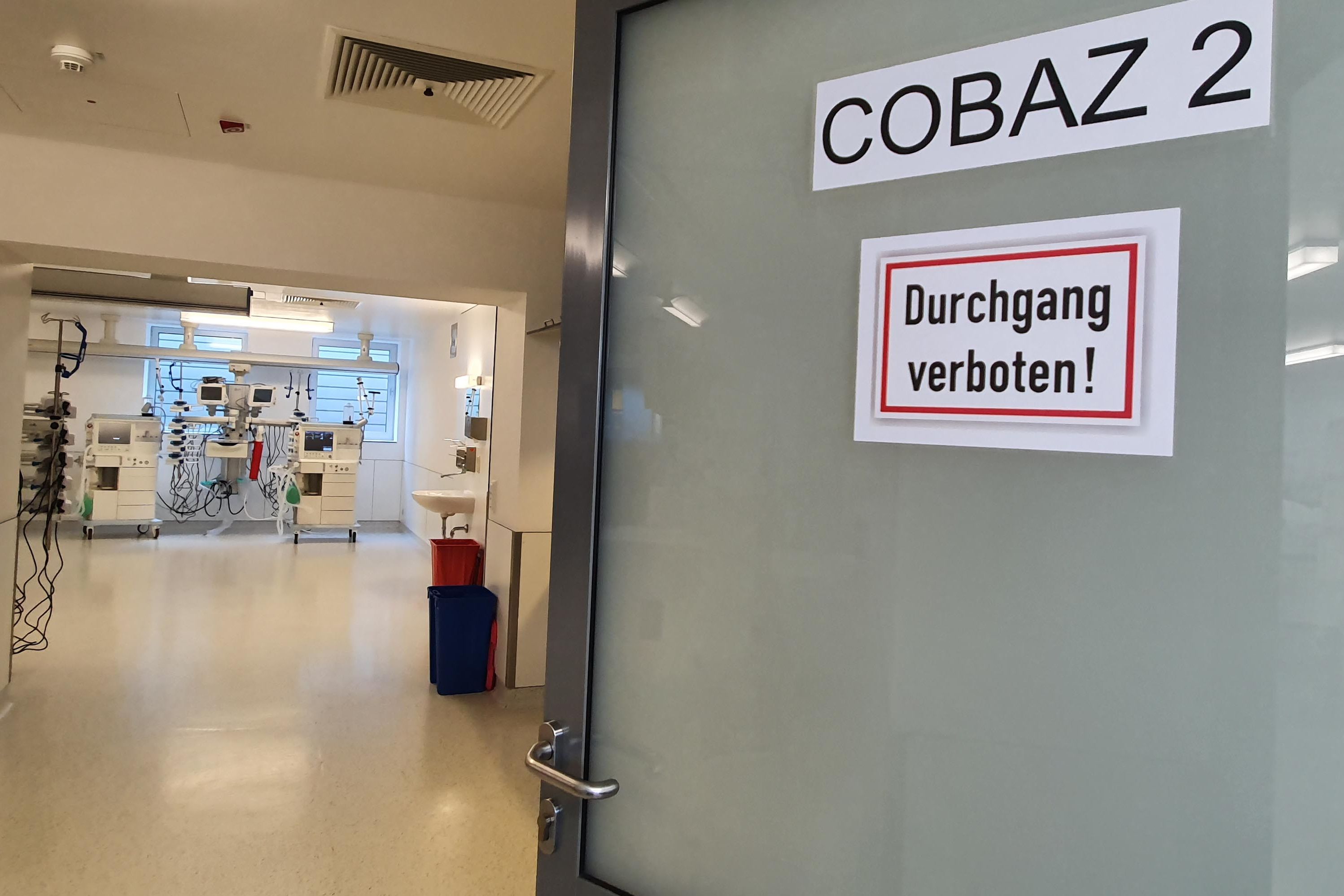 Corona-Beatmungszentrum im Klinikum Saarbrücken
