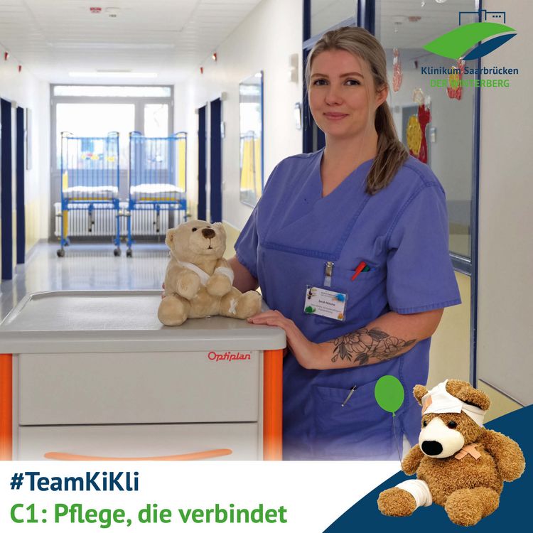 Serie #TeamKiKli: C1 – Pflege, die verbindet; Sarah Nitsche am Visitenwagen