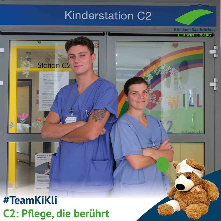 Serie #TeamKiKli: C2 – Pflege, die berührt; Giuseppe David Di Miceli und Laura Hoffmann