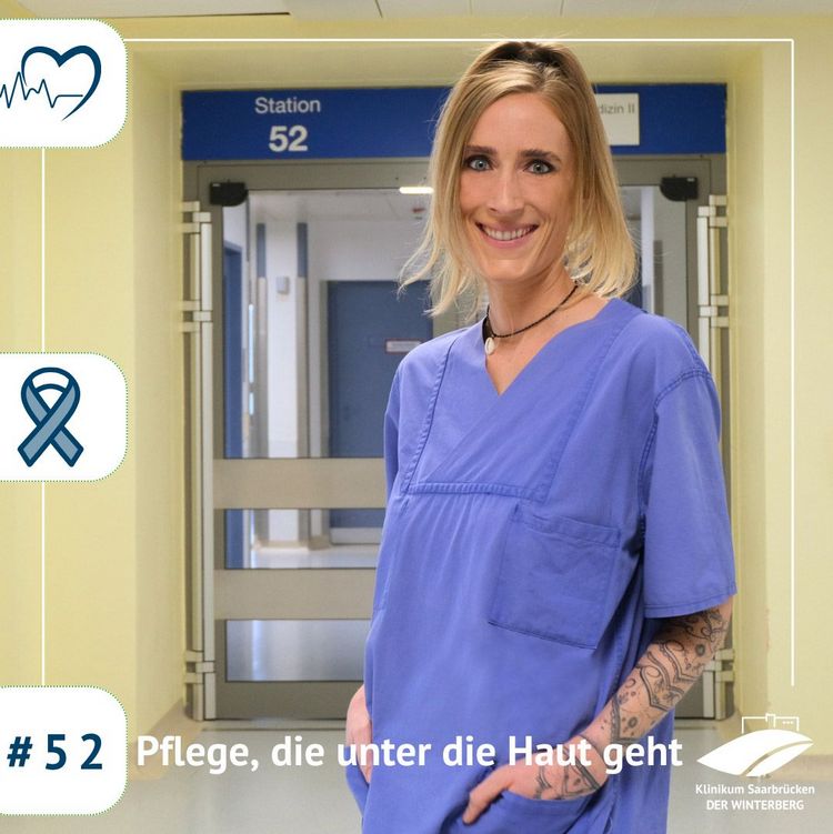 Teamvorstellung der Station 52 - Pflege, die unter die Haut geht: Kristina Denne