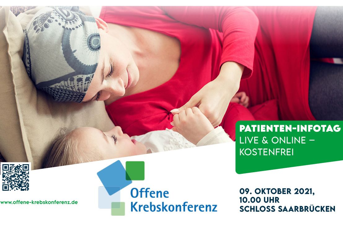 Veranstaltung: 9. Offene Krebskonferenz  Patienten-Infotag am 09. Oktober 2021