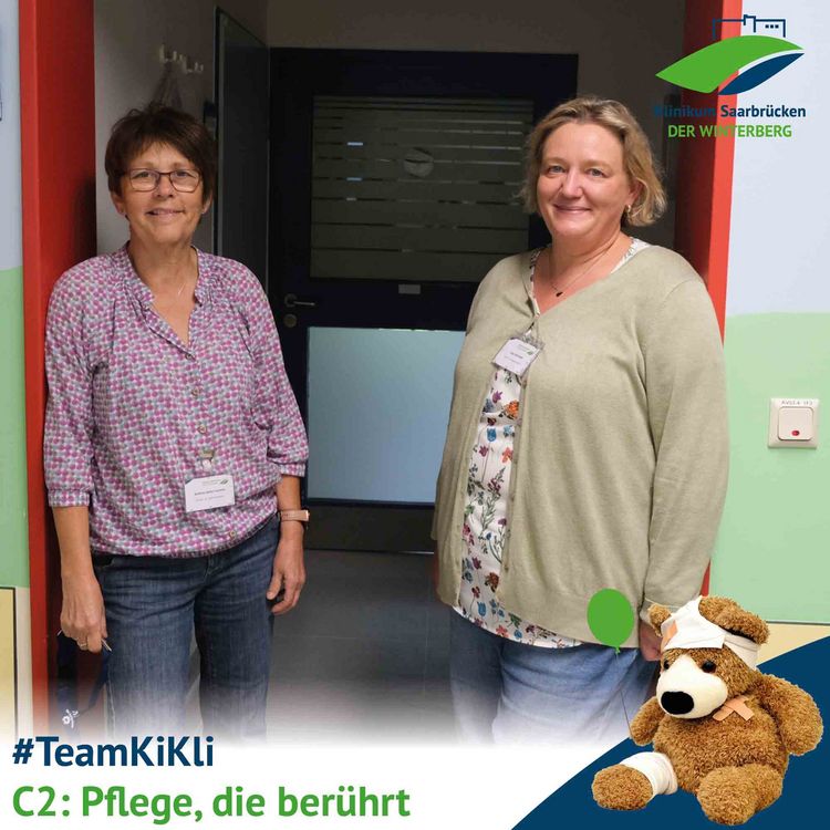 Serie #TeamKiKli: C2 – Pflege, die berührt; Andrea Selzer-Lorenz und Anja Schneider von der Sozialmedizinischen Nachsorge