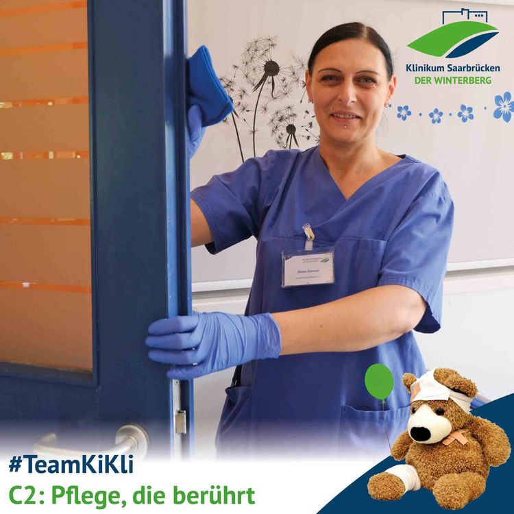 Serie #TeamKiKli: C2 – Pflege, die berührt; Hauswirtschaftsdienst-Mitarbeitende Diana Zimmer