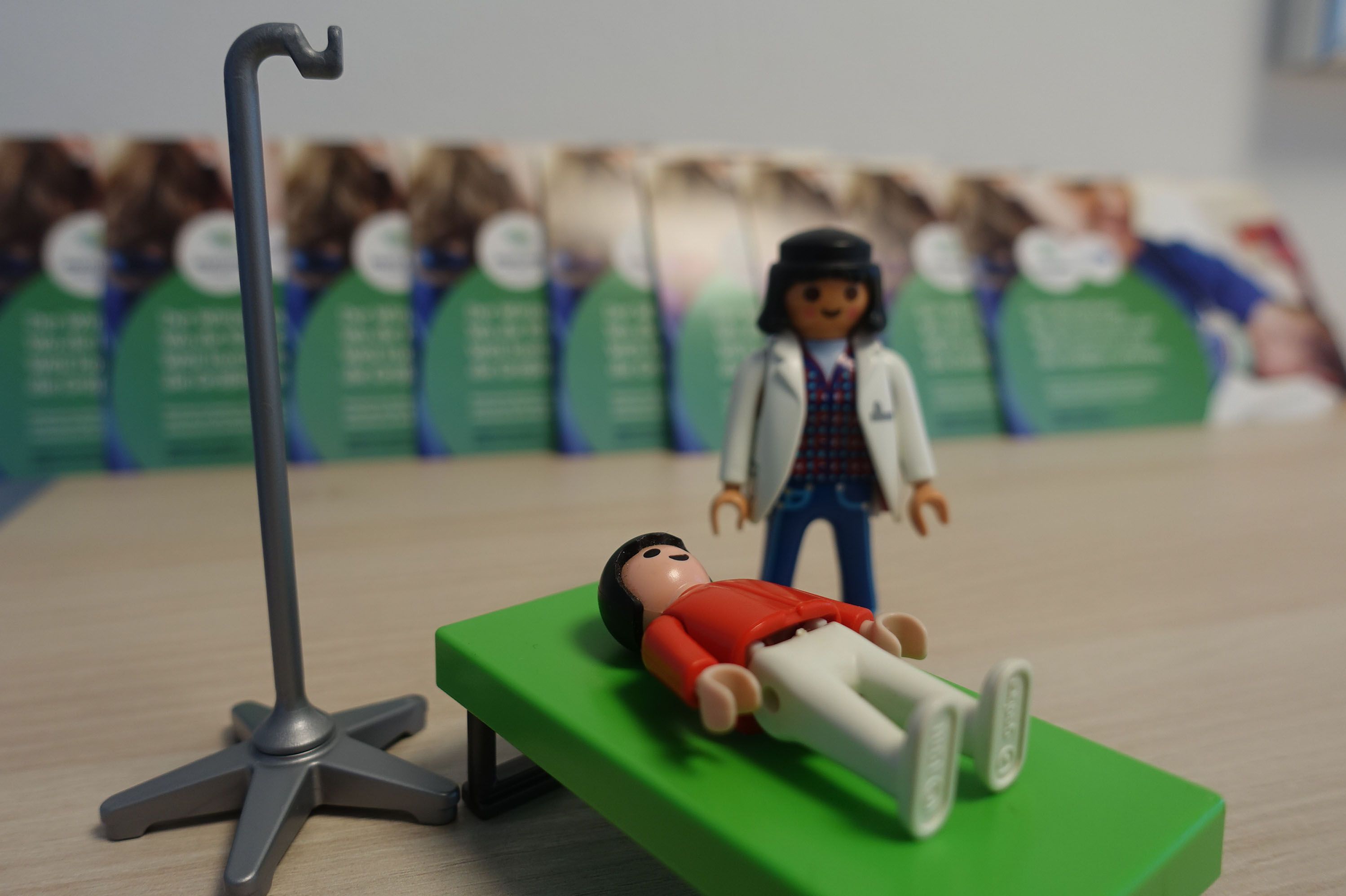 Symbolfoto: Playmobilfiguren im Krankenhaus