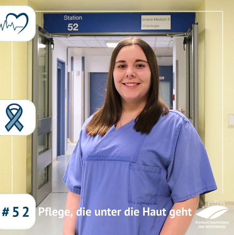 Teamvorstellung der Station 52 - Pflege, die unter die Haut geht: Julia Sievers