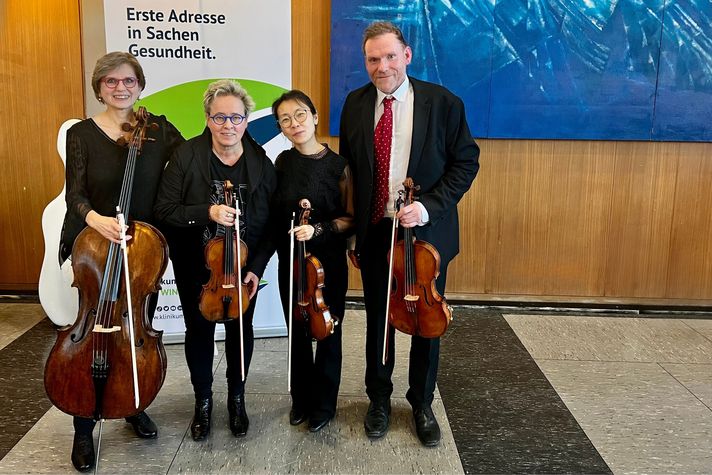 Streichquartett der Deutschen Radio Philharmonie im Casino auf dem Winterberg.