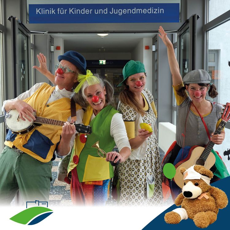 Serie #TeamKiKli: C2 – Pflege, die berührt; immer dienstags sind die Klinikclowns in der Kinderklinik unterwegs