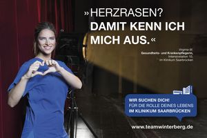 Pflegefachkraft im Klinikum Saarbrücken auf Theaterbühne: Die Rolle deines Lebens