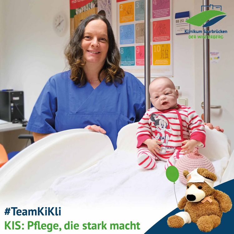 Serie #TeamKiKli: KIS – Pflege, die stark macht; Stationsleitung Anja Vogt im Stillzimmer