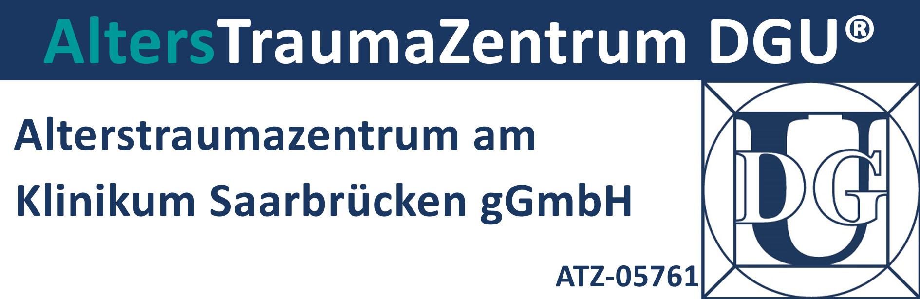 Logo/Zertifikat: AltersTraumaZentrum DGU - Alterstraumazentrum am Klinikum Saarbrücken gGmbH