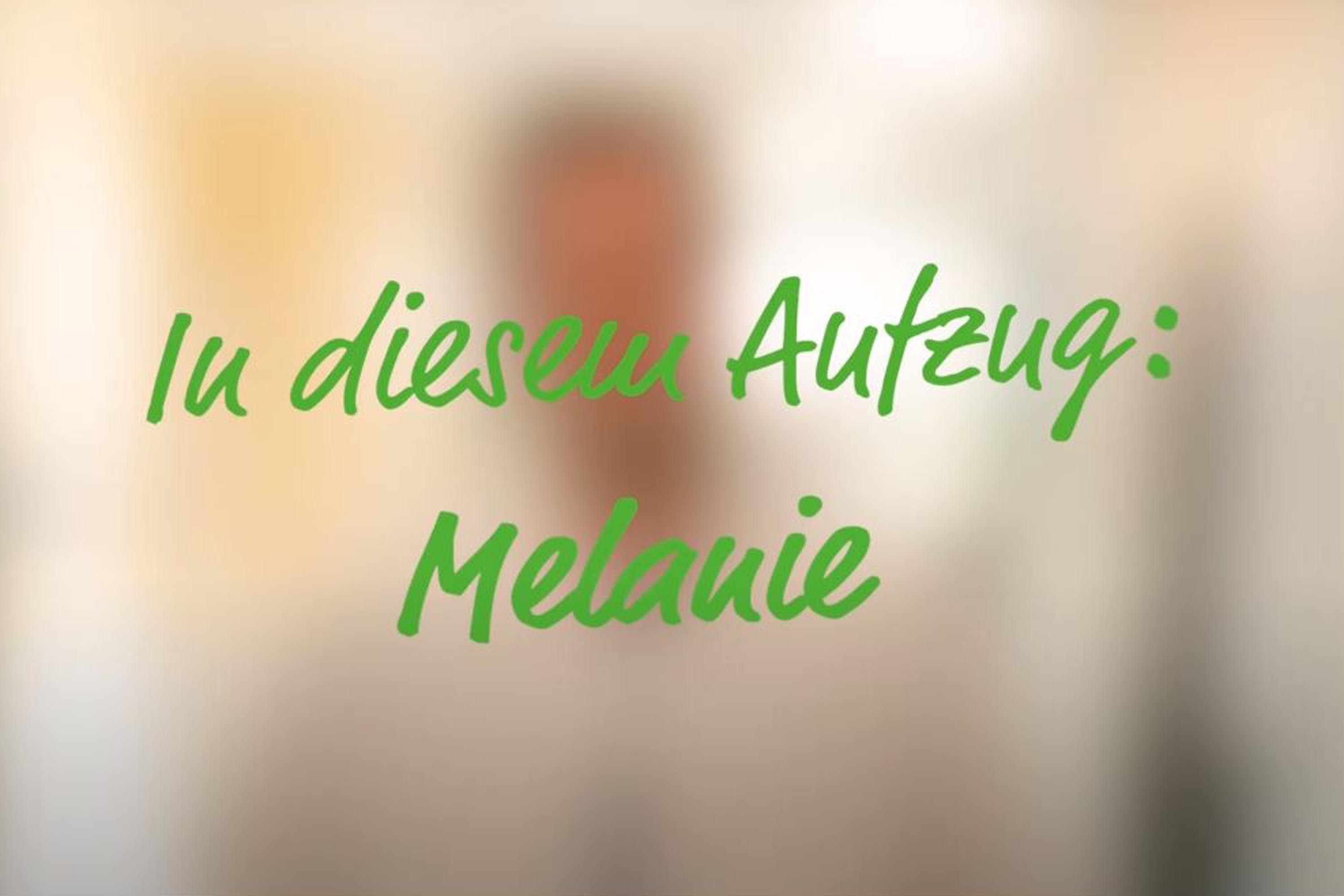 Ausschnitt Video der Kampagne "#bewegdich - Platz für alle, Raum für dich" - Interview "In diesem Aufzug" von Melanie im Klinikum Saarbrücken